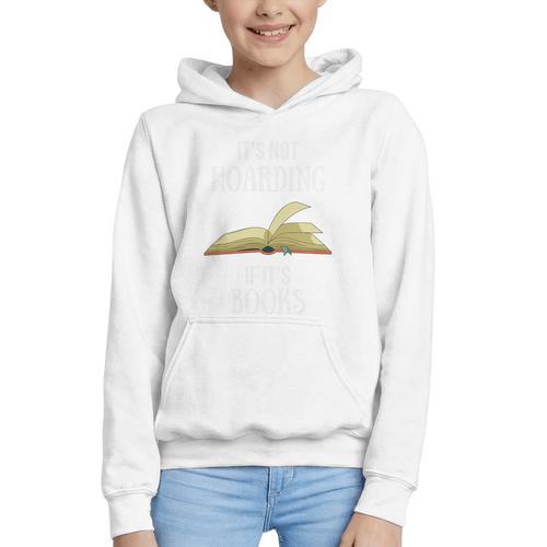 It's Not Hoarding If It's Books Premium Tri-Blend Graphic Youth Hoodie - Bookorys