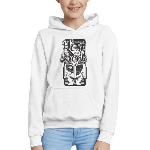 Lost In a Book Graphic Youth Hoodie - Bookorys DE