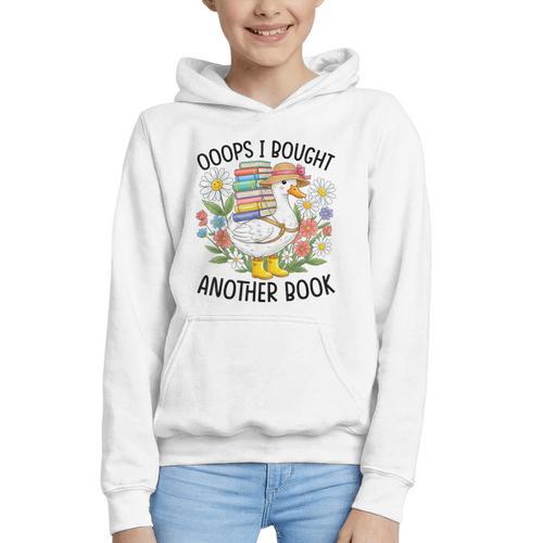 Oops I Bought Another Book Goose Graphic Youth Hoodie - Bookorys