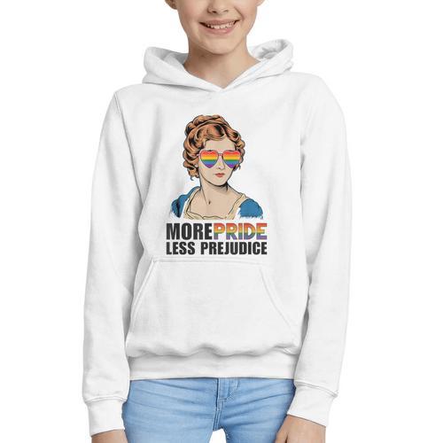 Pride And Prejudice Book Jane Austen Merch LGBTQ Graphic Youth Hoodie - Bookorys