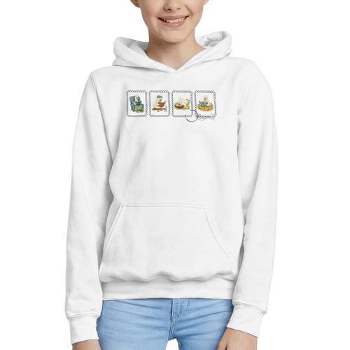 Reading Silly Goose Teacher Bookish Librarian Book Lover Graphic Youth Hoodie - Bookorys