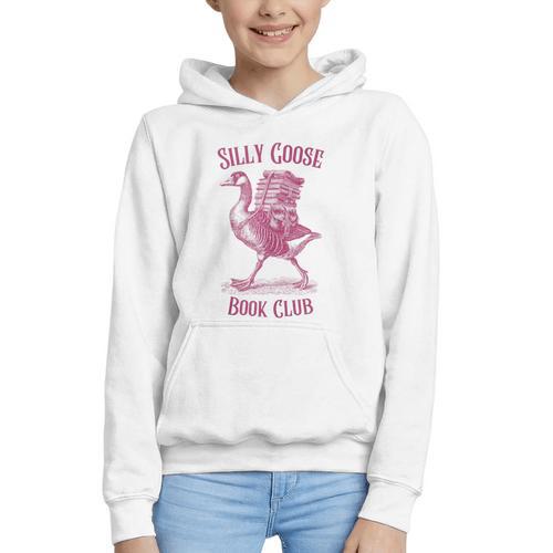 Silly Goose Book Club Graphic Youth Hoodie - Bookorys