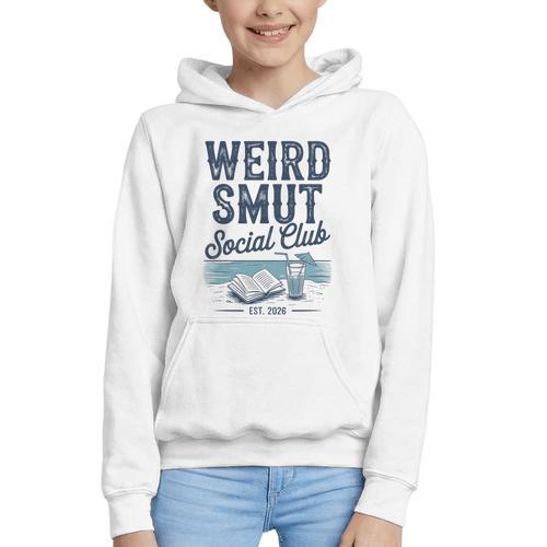 Spicy Romance Book Reader Fan Weird Smut Social Club Premium Tri-Blend Graphic Youth Hoodie - Bookorys AU