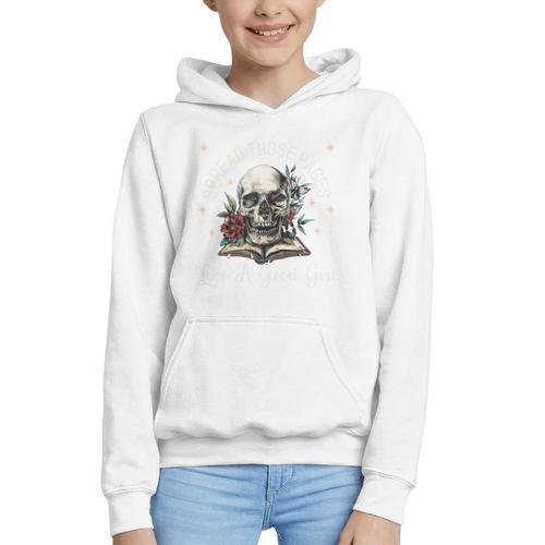 Spread Those Pages Like A Good Girl Dark Romance Smutt Books Graphic Youth Hoodie - Bookorys