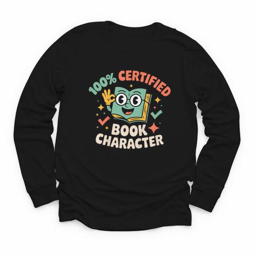 100 Certified Book Character Costumes For Kids Storybook Youth Long Sleeve Tee - Bookorys CA