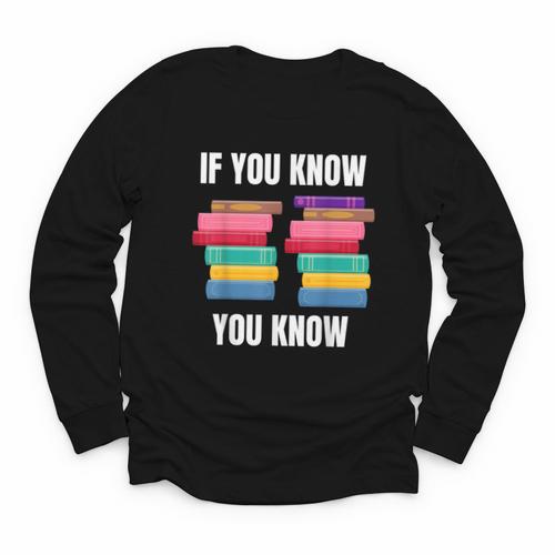 67 Reading Books 6 7 If You Know Six Seven Youth Long Sleeve Tee - Bookorys CA