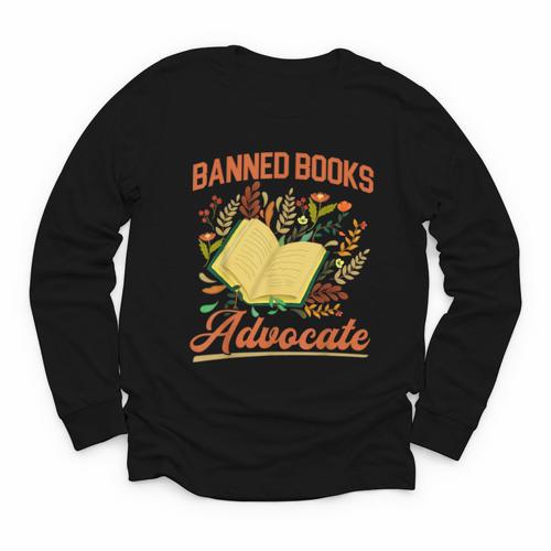 Banned Books Week Read Banned Books Reader Youth Long Sleeve Tee - Bookorys