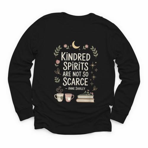 Book Lover Friend Quote Anne Youth Long Sleeve Tee - Bookorys