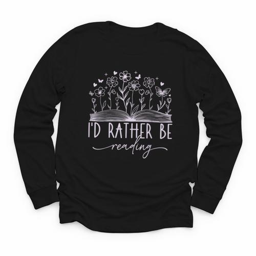 Book Lover Library Reading Bookish Literature Reader Youth Long Sleeve Tee - Bookorys AU