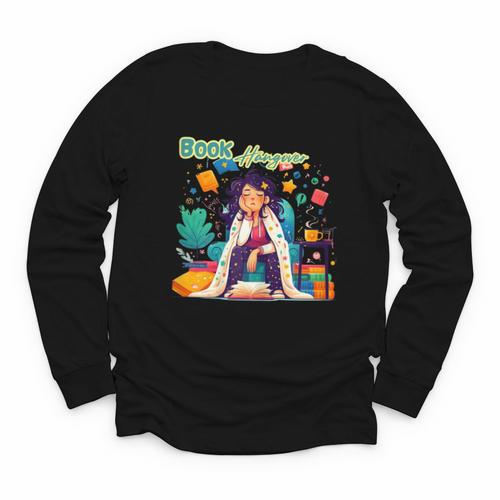 Book Lover Woman Woman Book Hangover Youth Long Sleeve Tee - Bookorys