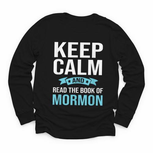 Book Of Mormon LDS Missionary Church Of Latter Day Saints Youth Long Sleeve Tee - Bookorys