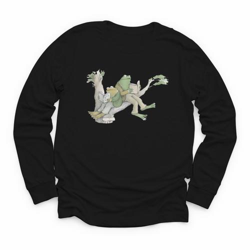 Book Shirt Frog Toad Vintage Book Frog Youth Long Sleeve Tee - Bookorys DE