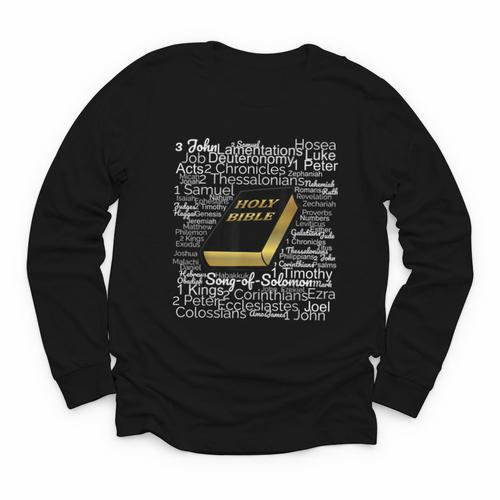 Books Of The Bible Youth Long Sleeve Tee - Bookorys