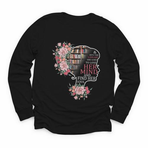 Bookworm Book Reader Book Nerd Book Reading Lover Youth Long Sleeve Tee - Bookorys