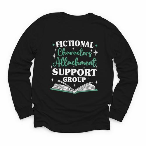 Bookworm Fictional Character Introvert Youth Long Sleeve Tee - Bookorys AU