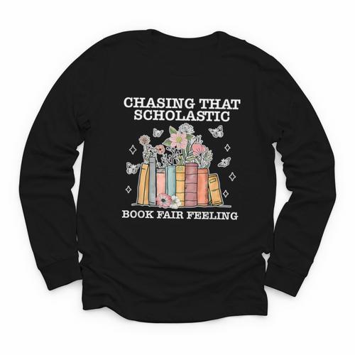 Chasing That Scholastic Book Fair Feeling Apparel Youth Long Sleeve Tee - Bookorys AU
