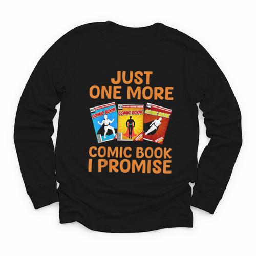 Comic Book For Men Women Comic Book Collectors Youth Long Sleeve Tee - Bookorys