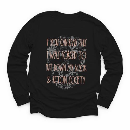 Dark Romance Put Down My Book Spicy Bookish Merch Romantasy Youth Long Sleeve Tee - Bookorys