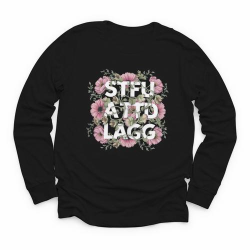 Dark Romance Romantasy Book Lover Shadow Daddy STFUATTDLAGG Youth Long Sleeve Tee - Bookorys CA