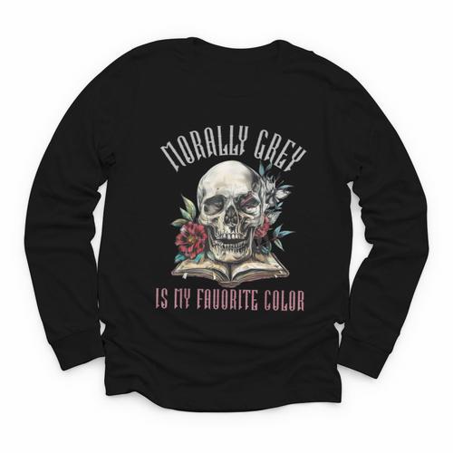 Dark Romance Spicy Fairy Tales Morally Grey Books Villain Youth Long Sleeve Tee - Bookorys