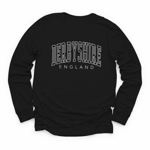 Derbyshire England Literature Barely Tolerable Book Quote Youth Long Sleeve Tee - Bookorys