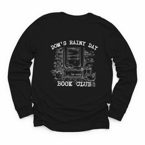 Dom's Rainy Day Book Club Youth Long Sleeve Tee - Bookorys AU