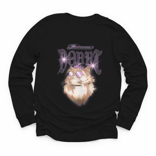 Dungeon Crawler Carl Airbrushed Princess Donut Series Book Youth Long Sleeve Tee - Bookorys CA