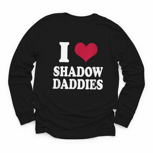 Fantasy Romantasy Book Lover I Love Heart Shadow Daddies Youth Long Sleeve Tee - Bookorys DE
