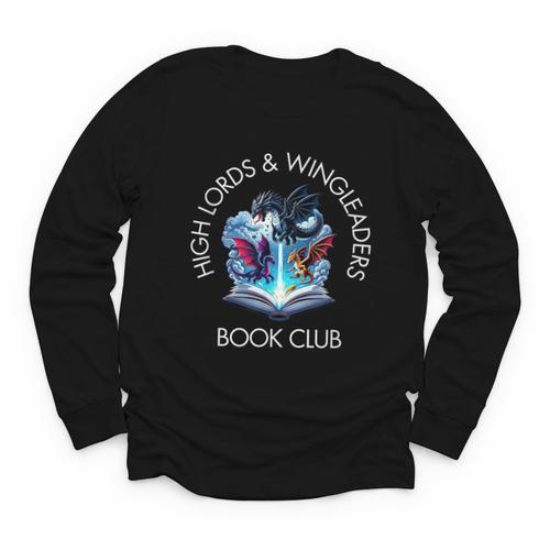 High Lords & Wingleaders Book Club Fantasy Storm Dragon Youth Long Sleeve Tee - Bookorys