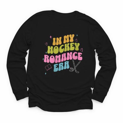 In My Hockey Romance Era Hockey Romance Reader Book CLub Youth Long Sleeve Tee - Bookorys DE