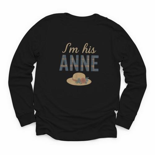 I'm His Anne Romantic Book Lover Vintage Youth Long Sleeve Tee - Bookorys