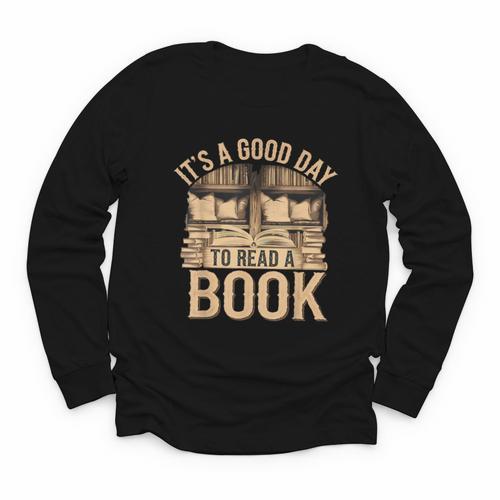 It’s a Good Day To Read a Book Lovers Library Reading Youth Long Sleeve Tee - Bookorys