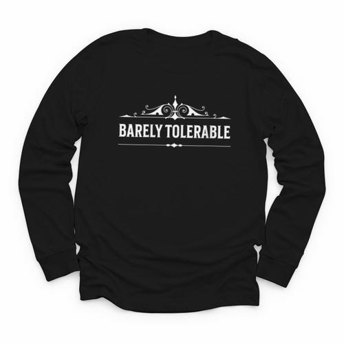 Jane Austens Hardly Bearable Book Quote Youth Long Sleeve Tee - Bookorys