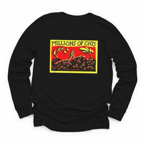Millions Of Cats Book Cover Youth Long Sleeve Tee - Bookorys DE