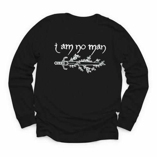 I Am No Man Reading Fandom Literature Book Lover Librarian Youth Long Sleeve Tee - Bookorys UK