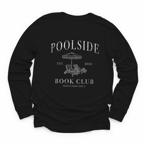Poolside Book Club Youth Long Sleeve Tee - Bookorys AU
