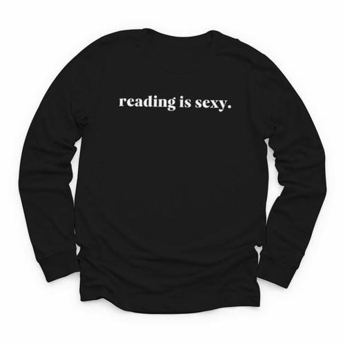 Reading Is Sexy Perfect For People Who Love Reading Books Youth Long Sleeve Tee - Bookorys
