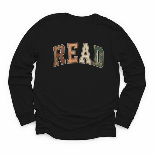Reading Tee Read Books Teacher Librarian Book Lover Bookworm Youth Long Sleeve Tee - Bookorys