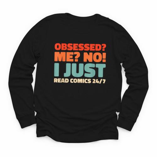 Retro Superheroes Art Graphic Novels Vintage Comic Books Youth Long Sleeve Tee - Bookorys AU