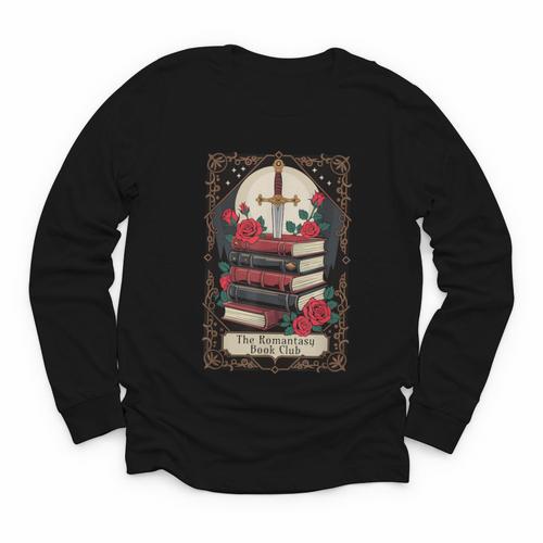 Romantasy Book Club Tarot Card Youth Long Sleeve Tee - Bookorys CA