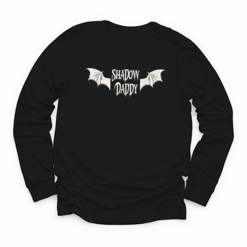 Romantasy Dark Romance Book Bat Boy Wings Shadow Daddy Lover Youth Long Sleeve Tee - Bookorys DE