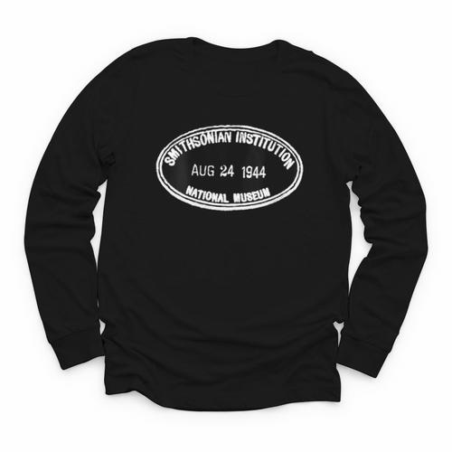 Smithsonian Institution Library 1944 Book Stamp Youth Long Sleeve Tee - Bookorys AU