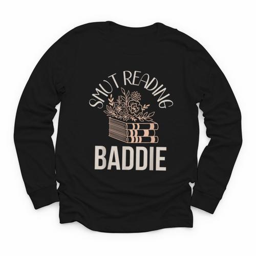 Smutty Book Merch Women Smut Reading Baddie Read Fairy Tales Youth Long Sleeve Tee - Bookorys