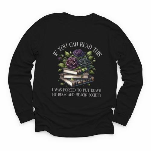 Spicy Books Put Down My Book Dark Romance Merch Bookish Youth Long Sleeve Tee - Bookorys