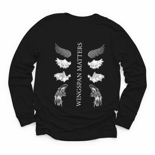 Wingspan Matters For Book Lover Youth Long Sleeve Tee - Bookorys