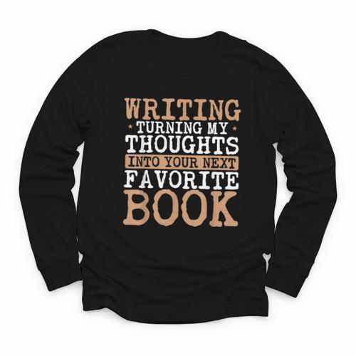 Writing Author Life Books Journalist Typewriter Youth Long Sleeve Tee - Bookorys