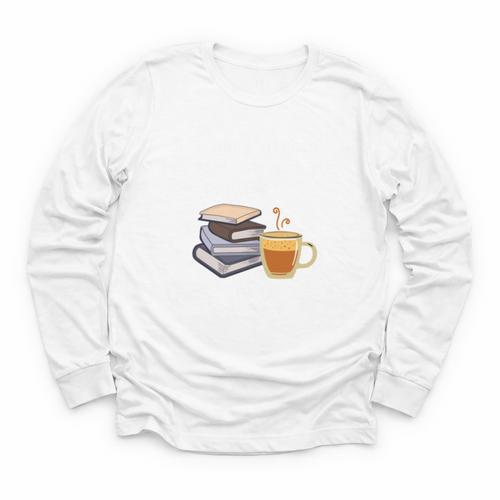 67 Read Every Night Quote For Book Lovers &Coffee Fans Youth Long Sleeve Tee - Bookorys CA