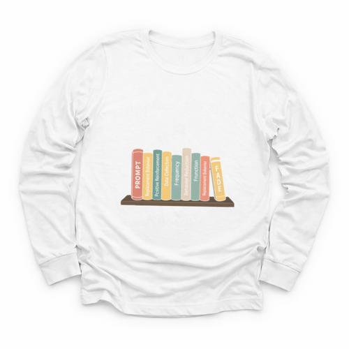 Applied Behavior Analysis Book Wildflower ABA RBT Therapist Youth Long Sleeve Tee - Bookorys AU