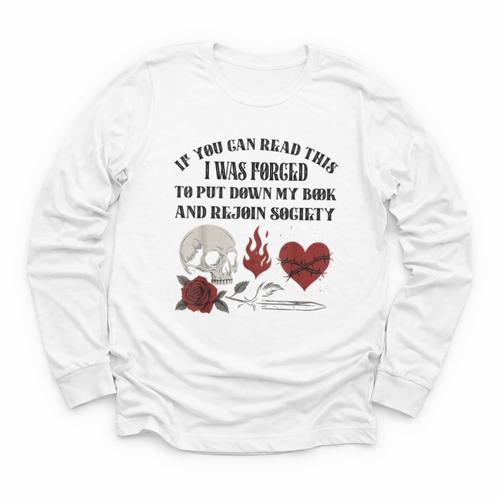 Dark Romance Bookish Merch Put My Book Down Spicy Book Women Youth Long Sleeve Tee - Bookorys CA