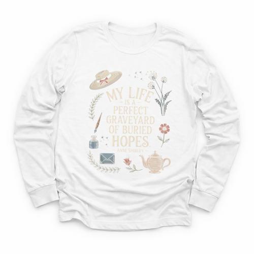 Dramatic Book Lover Quote Youth Long Sleeve Tee - Bookorys DE